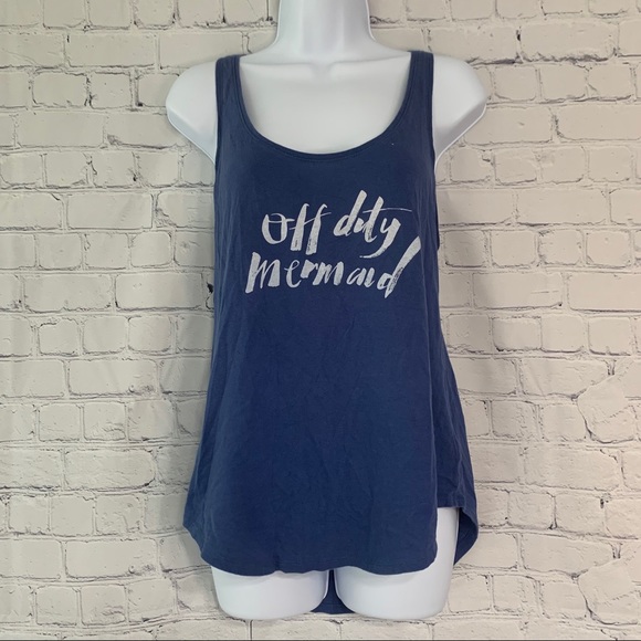 Old Navy “Mermaid Off Duty” Tank Top - Picture 1 of 8